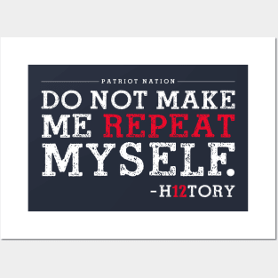 Repeat History Posters and Art